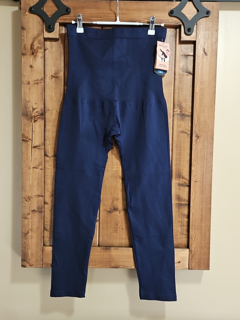 Shapermint Essentials Seamless Comfort Shaping Leggings in Navy Blue XL